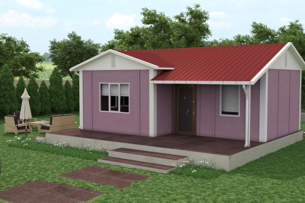 40m² Tek Katlı Prefabrik Konut